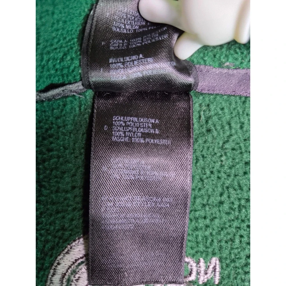 The North Face Fleece Jacket Mens L Green Black‎ Full Zip Denali Style Outdoor